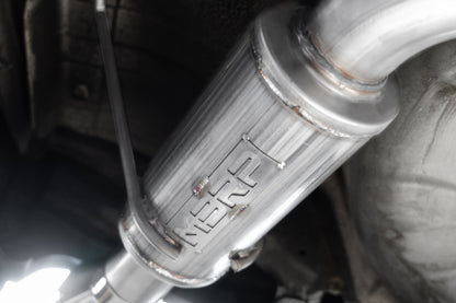 MBRP 15-21 Subaru WRX 2.0L/STI 2.5L/ 11-14 Sed. 3in Cat-Back Single Rear Exit w/ Burnt End Tips-T304 S48033BE S48033BE Photo - Close Up