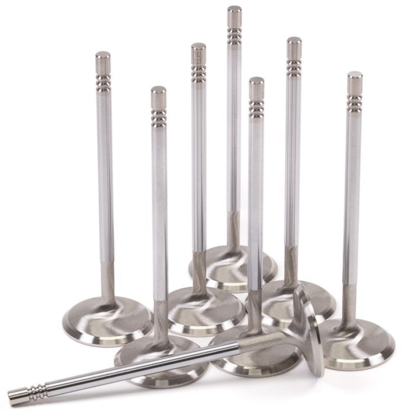 GSC Power Division GSC P-D Ford Mustang 5.0L Coyote Gen 3 37.6mm Head (STD) Chrome Polished Intake Valve - Set of 8 2162-8 2162-8 User 1