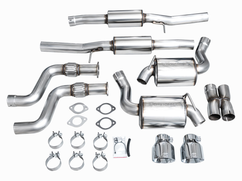 AWE Tuning AWE 2023 Nissan Z RZ34 RWD Touring Edition Catback Exhaust System w/ Chrome Silver Tips 3015-32400 3015-32400 Photo - out of package