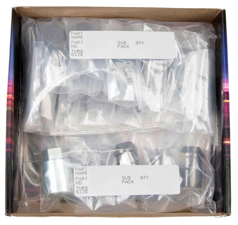 McGard 5 Lug Hex Install Kit w/Locks (Cone Seat Nut) M12X1.5 / 13/16 Hex / 1.5in. Length - Black 84558 84558 Photo - in package