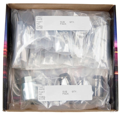 McGard 5 Lug Hex Install Kit w/Locks (Cone Seat Nut) M12X1.5 / 13/16 Hex / 1.5in. Length - Black 84558 84558 Photo - in package