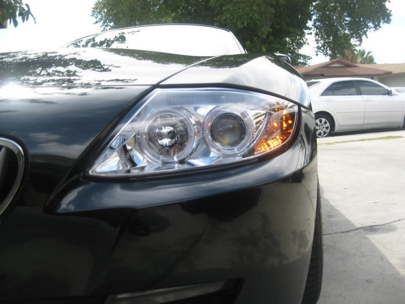 Spyder BMW Z4 03-08 Projector Headlights Halogen Model Only - LED Halo Chrome PRO-YD-BMWZ403-HL-C 5029089 5029089 User 1