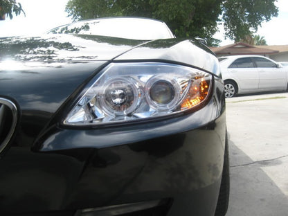 Spyder BMW Z4 03-08 Projector Headlights Halogen Model Only - LED Halo Chrome PRO-YD-BMWZ403-HL-C 5029089 5029089 User 1