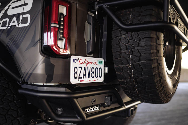 DV8 Offroad 21-23 Ford Bronco Rear License Plate Relocation Bracket LPBR-03 LPBR-03 Photo - Unmounted