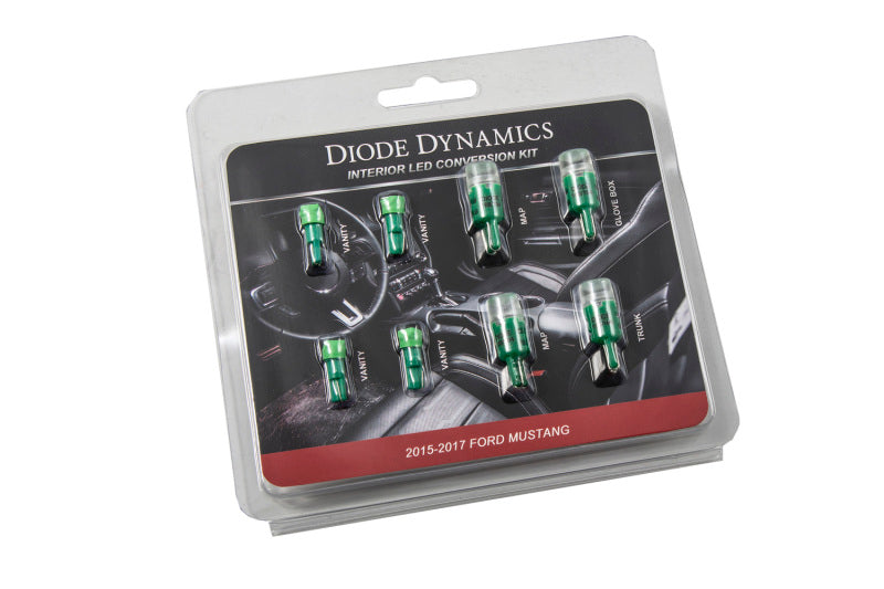 Diode Dynamics Mustang Interior Light Kit 15-17 Mustang Stage 1 - Green DD0280 DD0280 Photo - Primary