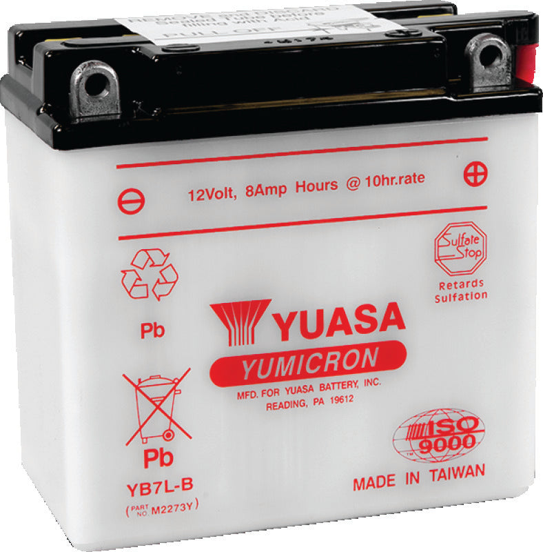 Yuasa Battery Yuasa YB7L-B Yumicron 12 Volt Battery YUAM2273Y YUAM2273Y Photo - Primary