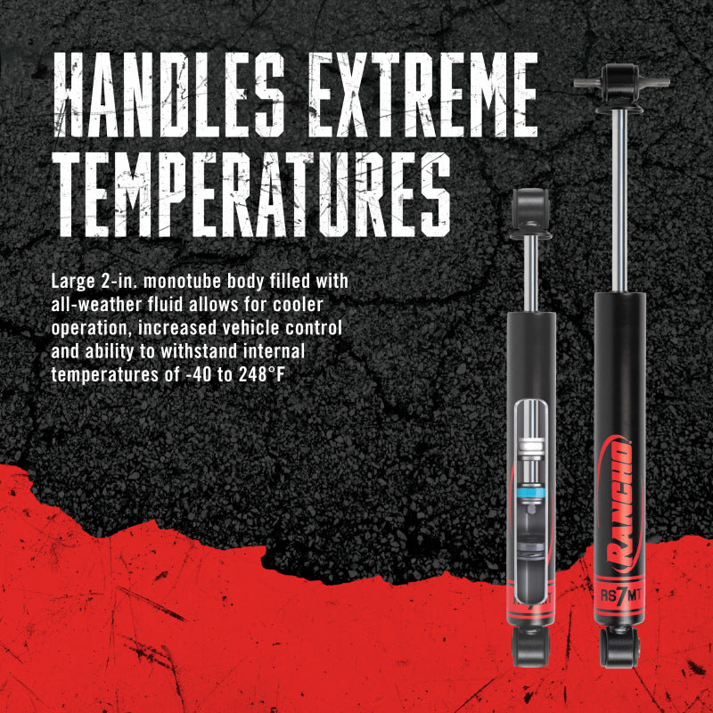 Rancho 03-13 4WD Ram 2500 RS7MT Steering Stabilizer RS77416 RS77416 Features and Benefits