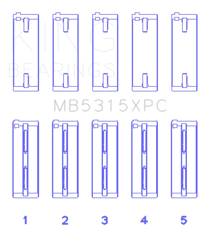 King Engine Bearings KING Performance Main Bearings Engine Components Bearings main image