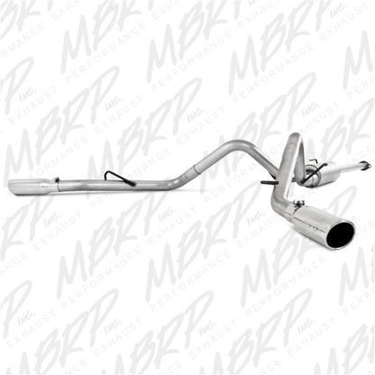 MBRP 05-13 Toyota Tacoma 4.0L EC/CC AL Dual Split Side Cat Back Exhaust S5328AL Photo - Primary