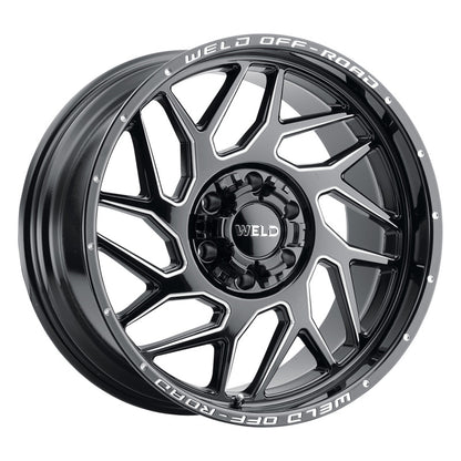 Weld Off-Road W117 20X10 Fulcrum 8X165.1 ET13 BS6.00 Gloss Black MIL 125.1 W11700082600 W11700082600 Photo - Primary