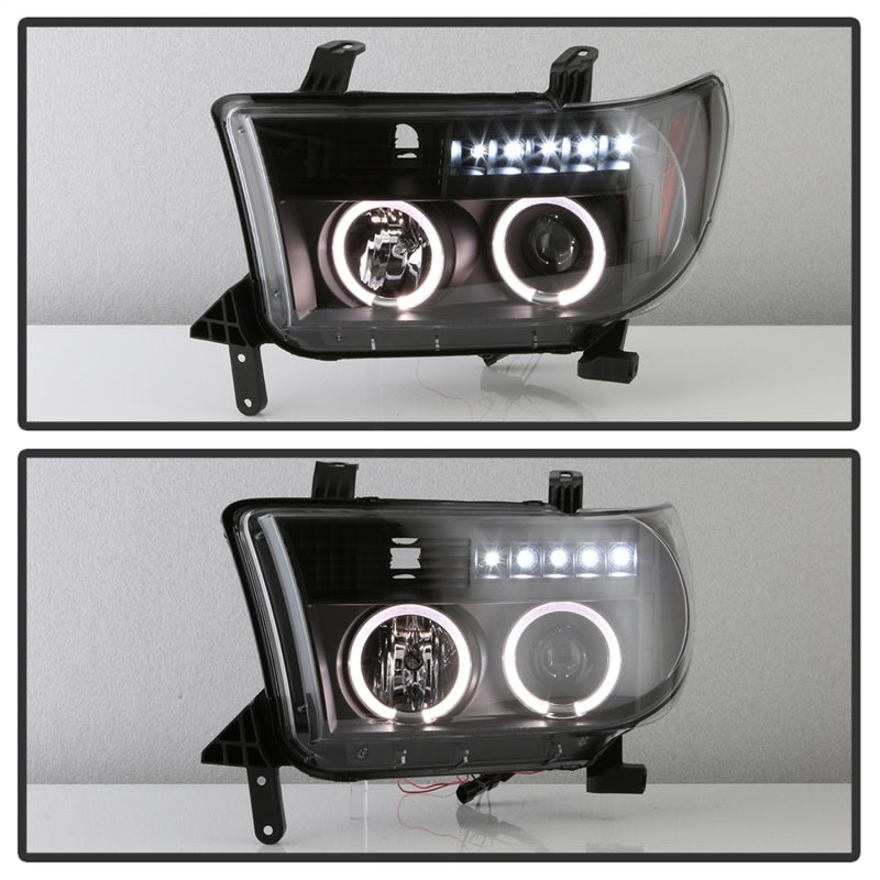 Spyder Signature Toyota Tundra 07-13 / Sequoia 08-13 Projector Headlights - (PRO-YD-TTU07-HL-BKV2) 5086044 5086044 Photo - Unmounted