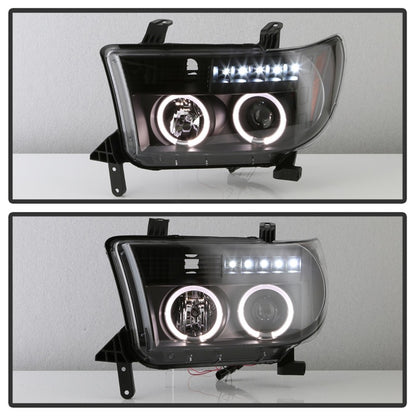 Spyder Signature Toyota Tundra 07-13 / Sequoia 08-13 Projector Headlights - (PRO-YD-TTU07-HL-BKV2) 5086044 5086044 Photo - Unmounted