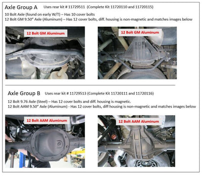 Ridetech 19-23 Silverado/Sierra 2WD/4WD Rear 4in Lowering Kit 11729511 11729511 Technical Bulletin
