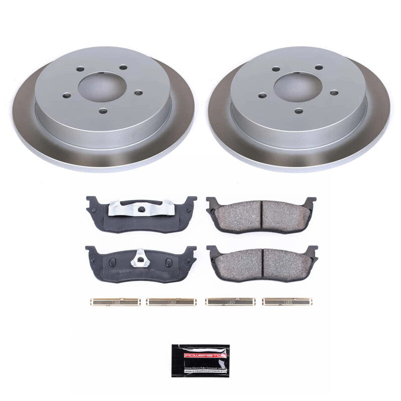 PowerStop Power Stop 98-00 Lincoln Navigator Rear Semi-Coated Rotor Kit SC1872 SC1872 Photo - Primary