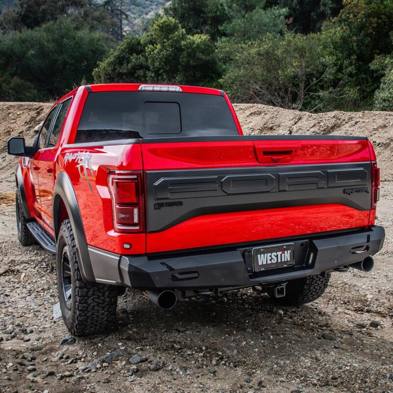 Westin 17-20 Ford F-150 Raptor Pro-Series Rear Bumper - Textured Black 58-421145 58-421145 Photo - Mounted