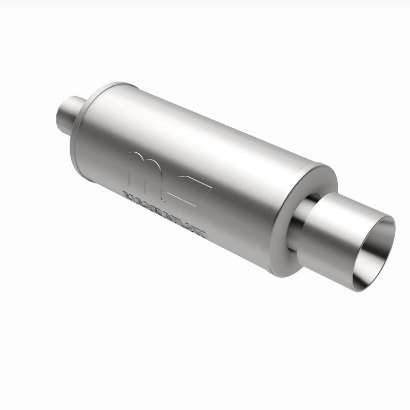 MagnaFlow 6" Round Center/Center Performance Muffler With Tip 14817 360 Degree Image Set
