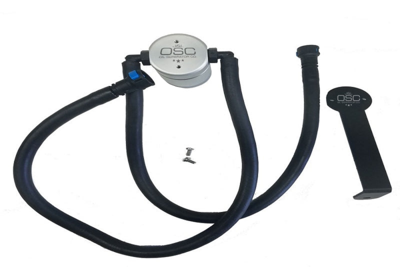 J&L 12-15 Chevrolet Camaro ZL1 6.2L Passenger Side Oil Separator 3.0 - Clear Anodized 3082P-C 3082P-C Photo - Primary