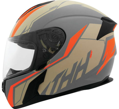 THH Helmets T810S Turbo Grey/Org Xs 646876 646876 Photo - Primary