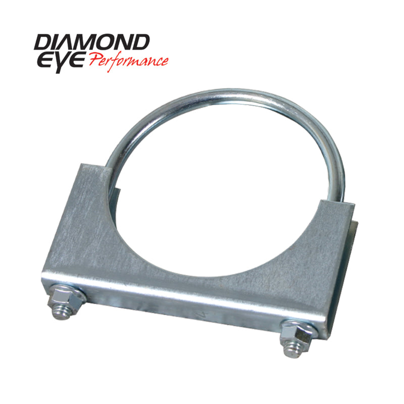 Diamond Eye Performance Diamond Eye CLAMP 3in 3/8in U-BOLT 11 GAUGE SADDLE ZINC-COATED HEAVY DUTY 454002 454002 Photo - Primary