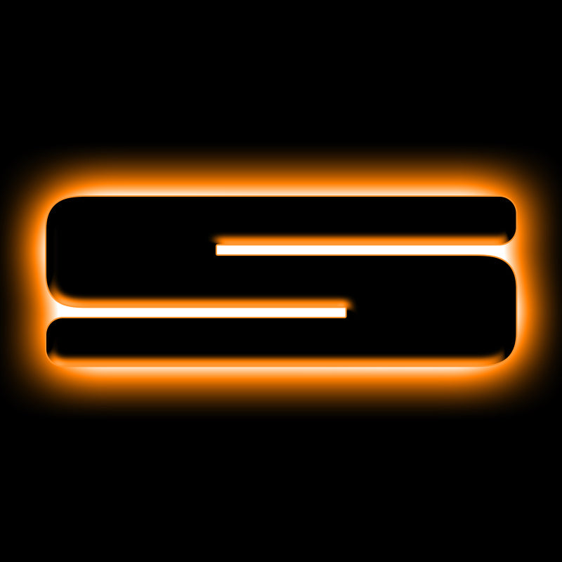 ORACLE Lighting Universal Illuminated LED Letter Badges - Matte Black Surface Finish - S 3141-S-005 3141-S-005 Photo - Primary
