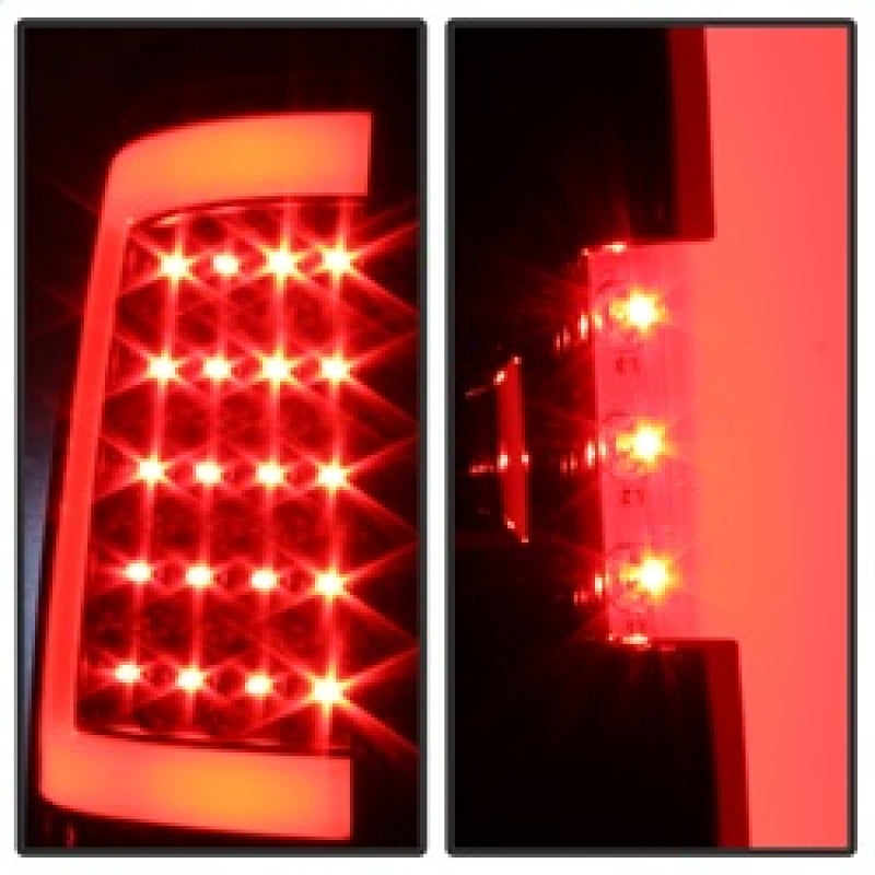 SPYDER Xtune GMC Sierra 07-13 LED Tail Lights Black ALT-ON-GS07-G2-LED-BK 5081551 5081551 Photo - Unmounted