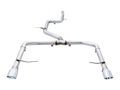AWE Tuning 18-19 Volkswagen Jetta GLI Mk7 Track Edition Exhaust - Chrome Silver Tips (Fits OEM DP) 3020-22034 3020-22034 Photo - out of package