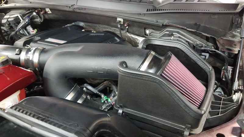 JLT 15-19 Ford F-150 2.7L/3.5L EcoBoost Black Textured Cold Air Intake Kit w/Red Filter CAI-F150EB-15 CAI-F150EB-15 Photo - Primary