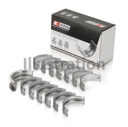 King Engine Bearings King BMW N55B30A/N53B30A/N52B30A (Size 0.50 Oversized) Main Bearing Set MB7776SI0.5 MB7776SI0.5 Photo - Primary