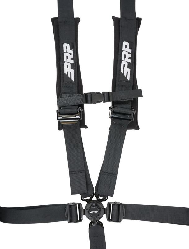 PRP Seats PRP 5.2 Cam-Lock Harness w/ Ratchet Lap Belt - Black SB5.2CAMRT SB5.2CAMRT Photo - Primary