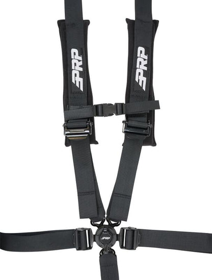 PRP Seats PRP 5.2 Cam-Lock Harness w/ Ratchet Lap Belt - Black SB5.2CAMRT SB5.2CAMRT Photo - Primary