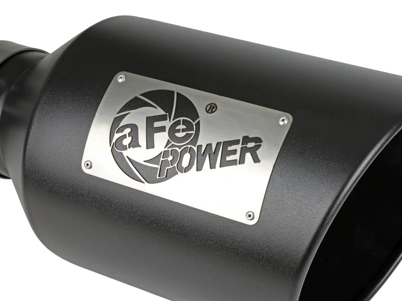 aFe Power MACH Force-Xp 409 Stainless Steel Clamp-on Exhaust Tip Black 49T40801-B15 49T40801-B15 Photo - Unmounted