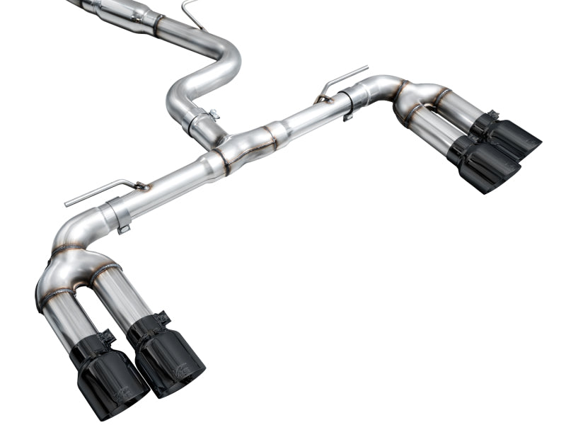 AWE Tuning AWE 22-24 Audi 8Y S3 Track Edition Exhaust  - Diamond Black Tips 3020-43897 3020-43897 Photo - out of package