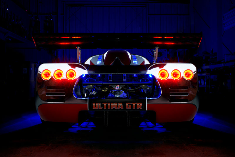 ORACLE Lighting Oracle Ultima GTR LED Waterproof Tail Light Halo Kit - 6 Rings - Red 1291-003