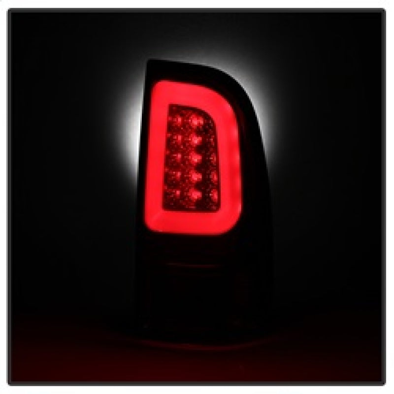 Spyder 08-16 Ford Super Duty F-250 V3 Light Bar LED Tail Lights - Red Clear (ALT-YD-FS07V3-LBLED-RC) 5084736 5084736 Photo - Unmounted