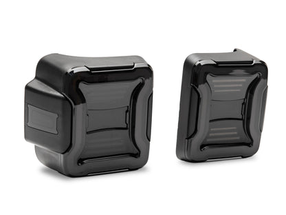 Raxiom 18-22 Jeep Wrangler JL LED Tail Lights- Black Housing (Smoked Lens) J133942-JL J133942-JL Photo - Close Up