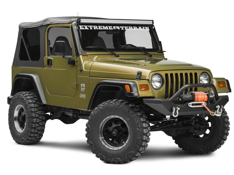 Raxiom 97-06 Jeep Wrangler TJ 50-In LED Light Bar Windshield Mount J106745 J106745 Photo - Close Up
