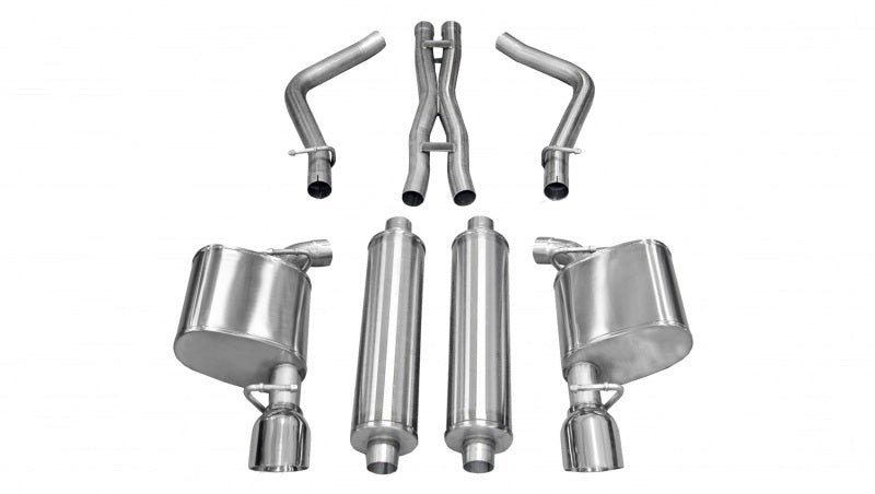 Corsa 11-13 Chrysler 300 R/T 5.7L V8 Polished Sport Cat-Back Exhaust 14535 14535 Photo - Primary