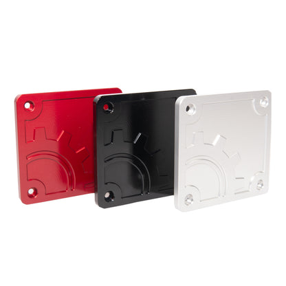 BuiltRight Industries 2020 Jeep Gladiator Bed Plug Plate Cover (Alum) - Black 110014 110014 Photo - lifestyle view