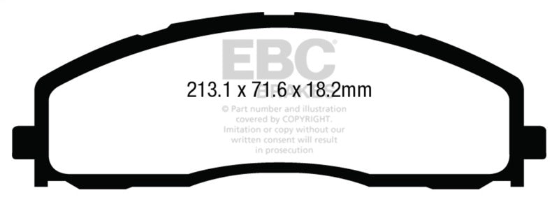 EBC Disc Brake Pad Set DP63015 Photo - Primary