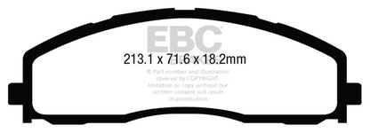 EBC Disc Brake Pad Set DP63015 Photo - Primary