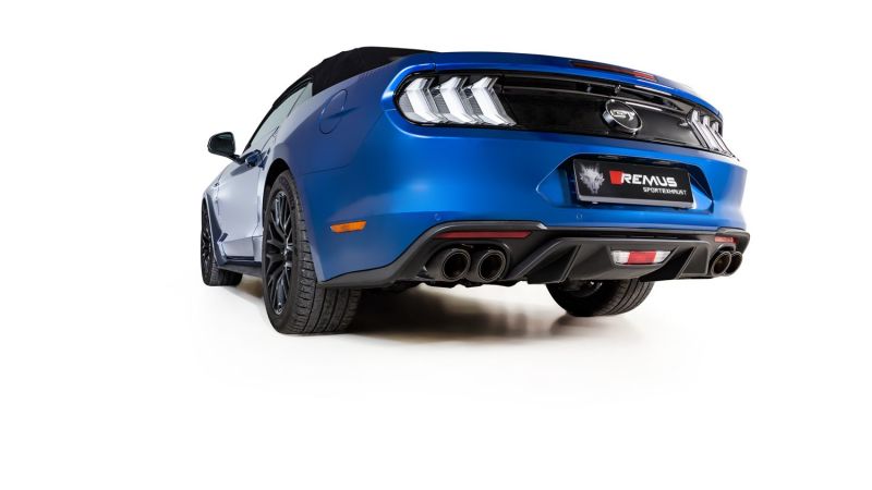 Remus 2017 Ford Mustang 5.0L (w/GPF Euro 6) Cat-Back Exhaust (Front Section Pipe/Tail Pipes Req) 209017 0500LR 209017 0500LR Photo - Primary
