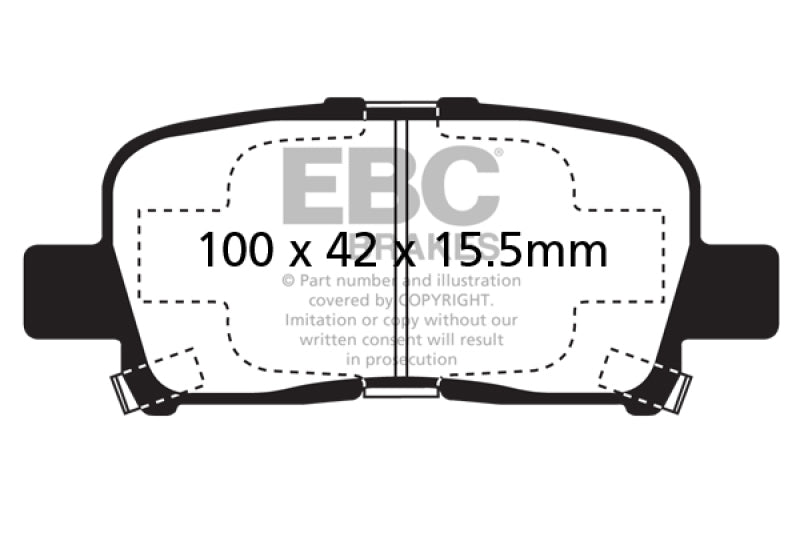 EBC Disc Brake Pad Set DP61662 Photo - Primary