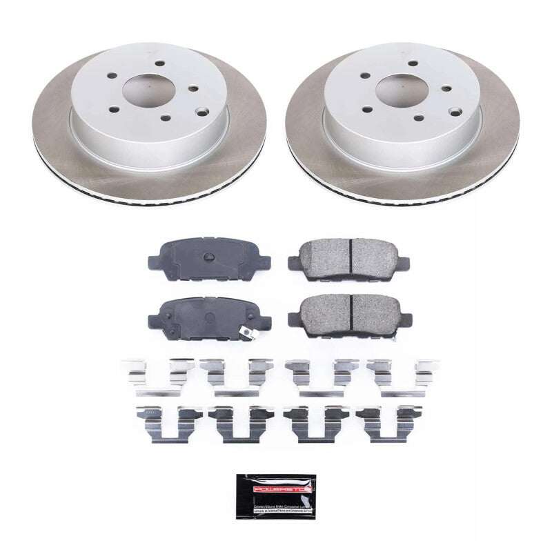 PowerStop Power Stop 11-17 Nissan Quest Rear Semi-Coated Rotor Kit SC2427 SC2427 Photo - Primary
