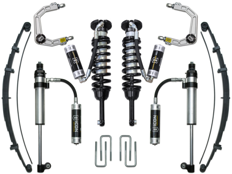 ICON 05-15 Toyota Tacoma 0-3.5in/16-17 Toyota Tacoma 0-2.75in Stage 8 Suspension System w/Billet Uca K53008 K53008 Photo - Primary