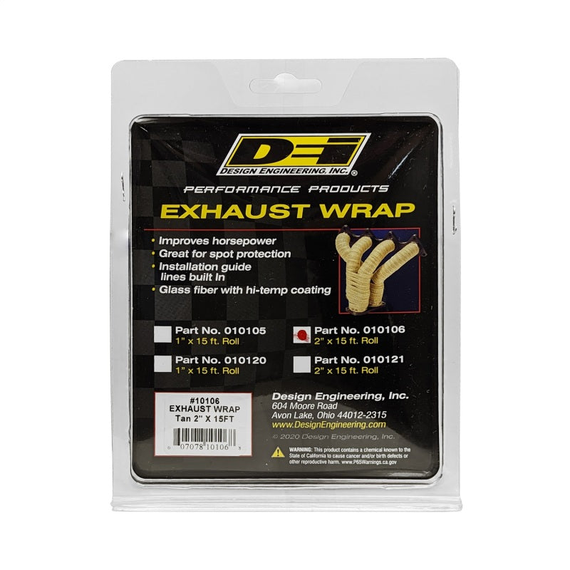 DEI Exhaust Wrap 2in x 15ft - Tan 10106 10106 Photo - Unmounted