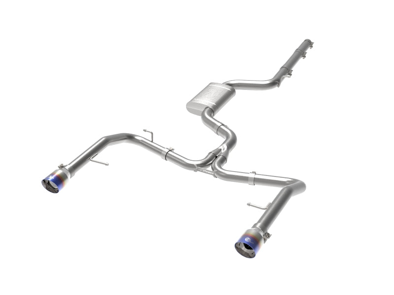 aFe 19-21 VW Jetta GLI (MKVII) L4-2.0L (t) MACH Force-Xp 304 SS Cat-Back Exhaust System Blue Tips 49-36432-L 49-36432-L Photo - Primary