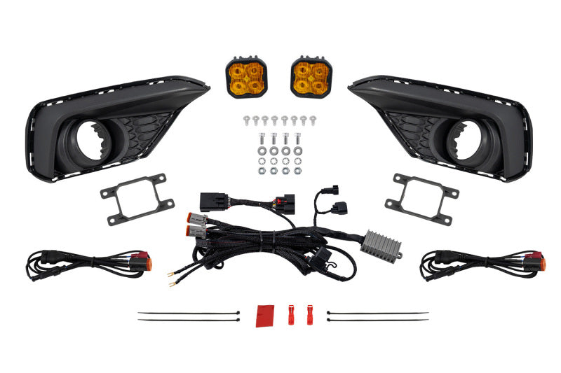Diode Dynamics 2030 Ford Mustang EcoBoost SS3 Add-On Fog Lamp Kit  Yellow Max DD7966 DD7966 Photo - Primary