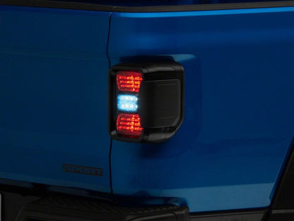 Raxiom 20-23 Jeep Gladiator JT w/ Factory Halogen LED Tail Lights- Blk Housing (Smoked Lens) JG10490 JG10490 Photo - Close Up