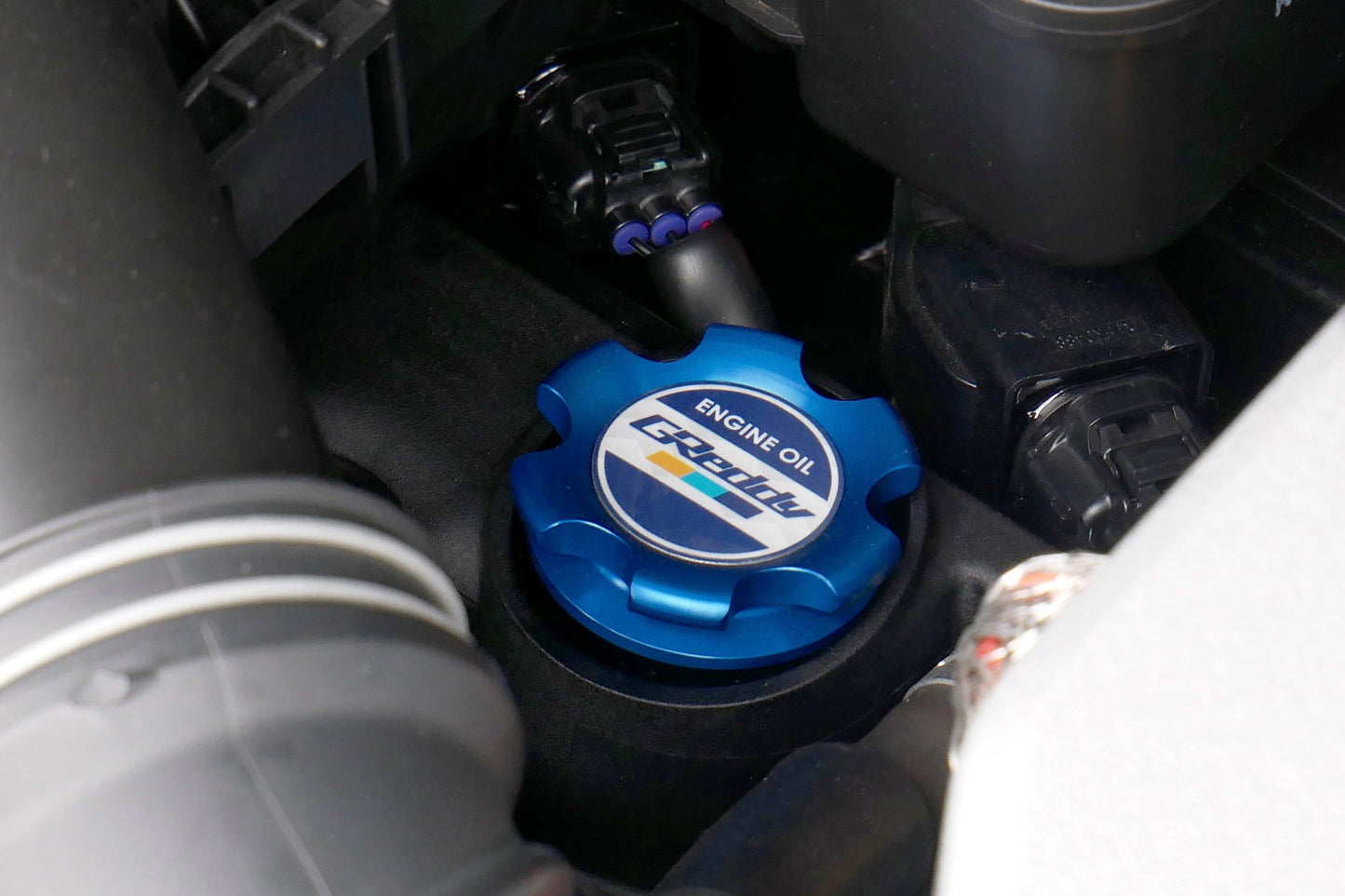 GReddy OIL FILLER CAP B-TYPE, 08 MIT - BLUE - () 13901508