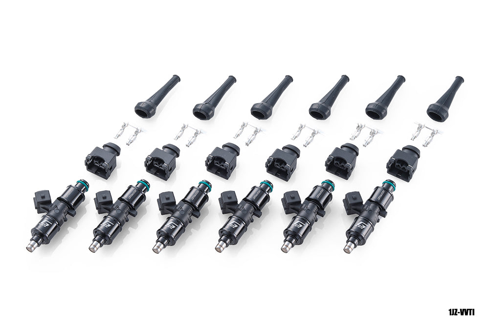 GReddy FUEL INJECTOR KIT 1JZ-VVTi BLACK - (13913210 ) 13913211